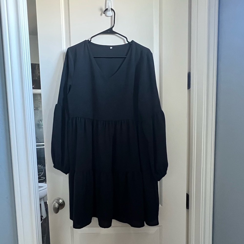 Long Sleeve Tiered Dress